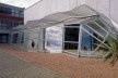 Auditório UniRitter, Porto Alegre, 2000. Arquitetos Cláudio Araújo, Daniel Pitta Fischmann, Marcel Gregory Trescastro, André Luís Pereira Nunes, Lourenço Carlos Henrique Neves e Rodrigo Conceição<br />Foto divulgação 