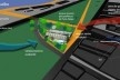 Maquete eletrônica - implantação com incidência dos ventos<br />Imagem dos autores do projeto 