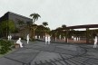 Aldeia Marakanã. A construção de uma aldeia indígena urbana, perspectiva da entrada, Rio de Janeiro RJ Brasil, 2022. Arquiteto Gustavo Lennon<br />Elaboração Gustavo Lennon 