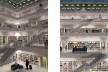 Biblioteca Municipal de Stuttgart, atrium. Arquiteto Young Yi<br />Foto Luiz Antonio Lopes de Souza 