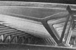Basílica subterrânea de Lourdes, França, 1956-58. Proposta estrutural de Eugene Freyssinet (construída) [Arquivo Pierre Vago]