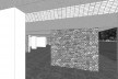 Casa Sarabhai, vista interna do edifício, Shadibag, Ahmedabad, India, 1952-55. Arquiteto Le Corbusier<br />Modelo tridimensional Matheus Bragagnolo / Imagem Edson Mahfuz 