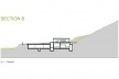 Sede da Fundação Iberê Camargo, corte B. Arquiteto Álvaro Siza, 2008<br />Desenho escritório 