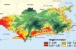 City flood prone areas<br />Fonte: Gusmão, P.P. et al., Rio Próximos 100 anos, 2008  [divulgação]