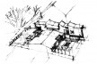 Casa de Ipanema, croqui da volumetria, Sergio M. Marques, 2007/2009<br />Desenho Sergio M. Marques 