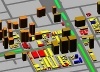 Operação Urbana Faria Lima: esquema volumétrico da paisagem transformada (cruzamento Faria Lima x Juscelino Kubitschek [SEMPLA/PMSP]