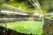 Complexo Esportivo e Cultural Clube Atlético Paranaense, interior da cancha, Curitiba. Arquiteto Carlos Arcos<br />Imagem divulgação 