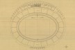 Estádio Vivaldo de Lima, planta geral 02 (detalhe). Arquiteto Severiano Porto, 1965<br />Escaneamento de Cláudio Muniz  [Acervo do Núcleo de Pesquisa e Documentação – FAU/UFRJ – Brasil]