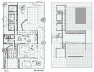Planta ordenada por dois eixos determinantes na distribuição das áreas edificadas e pátios. Residência número “2”, Eduardo Corona. Acrópole nº 210, 1956
