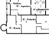 Detalhe da implantação do espaço brasileiro dentro do edifício da Trienal, alocado em um canto: um lugar pouco destacado, mas que surpreendia os visitantes [Casabella, p. 17]