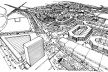 Acesso ao novo bairro. Avenida Francisco Matarazzo<br />Imagem dos autores do projeto 