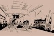 Imagem do catálogo da exposição "Small Scale, Big Change" no MoMa em Nova York - croquis do Complexo Manguinhos<br />Foto Jorge Mario Jáuregui 