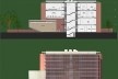 Corte longitudinal e fachada oeste<br />Imagem do autor do projeto 