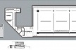 Planta nível 370,80 e 367,60 - Exposição permanente e apoios<br />Imagem dos autores do projeto 