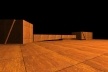 Esquemas volumétricos de estudo realizados na primeira etapa do projeto para o Centro de Arte Corpo 