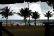 Vista da Praia numa manha chuvosa a partir da mesa do café<br />Foto Ricardo Eid Philipp 