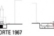 Corte:1.Túnel;2e3.Estac.;4.Supermercado;5.Praça;6.Acesso da R.Augusta ao túnel;7.Consolação;8.R Martinho Prado;9.R.Guimarães Rosa.Corte AA:1.Túnel;2.Biblioteca;3.R.Interna/Choperia;4.Praça;5.R.de Livros;6.Consolação;7.R.Martinho Prado;8.R.Guimarães Rosa<br />Imagem dos autores do projeto 