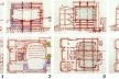 Croquis explicativos: 1. Filtro/proteção; 2. Percursos-galeria dos músicos / galeria freqüentadores; 3. Estrutura / sistema construtivo; 4. Instalações-distribuição vertical e horizontal<br />Imagem dos autores do projeto 