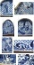 Detalhes  - Painel São Francisco de Assis -  Igreja de São Francisco – Pampulha – Belo Horizonte – 1944<br />Foto Renato Wande  [www.ceramicanorio.com/paineis.html]
