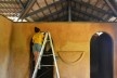 Construção de casa de adobe, Projeto Mindfulness, Tailândia, agosto, 2016<br />Foto Jessica Bittencourt 