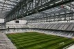 Complexo Esportivo e Cultural Clube Atlético Paranaense, Curitiba. Arquiteto Carlos Arcos<br />Foto Nelson Kon 