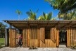 Centro comunitário Camburi, Ubatuba SP Brasil, 2018. CRU! Architects, Sven Mouton, Reintje Jacobs, Britt Christiaense e Jan Detavernier<br />Foto Nelson Kon 