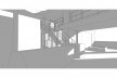 Casa Shodhan, vista interna do edifício, Ahmedabad, Gujarat, Índia, 1951-56. Arquiteto Le Corbusier<br />Modelo tridimensional Gabriel Johansson Azeredo / Imagem Edson Mahfuz 