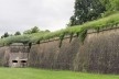 Neuf-Brisach, muralha voltada para o primeiro fosso<br />Foto Victor Hugo Mori 