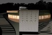 Perspectiva arena multiuso à noite (ginásio ao fundo)<br />Imagem dos autores do projeto 
