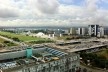 Brasília, vista do centro comercial e eixo monumental<br />Foto Abilio Guerra 