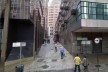Rua Dr. Miguel Couto e Rua Libero Badaró, local da instalação artística Clara-Clara, de Laura Vinci<br />Foto divulgação 