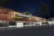 Concurso de Propostas Arquitetônicas para o futuro SESC Guarulhos, 3º lugar. Escritório Forte, Gimenes e Marcondes Ferraz<br />Desenho do escritório 