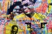 Muro grafitado em Berlim<br />Foto Bruno Santos Stassi 