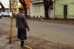 Gaúcho em rua de Santana do Livramento RS, 2008<br />Foto Valdir Zwetsch 