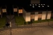 Perspectiva externa noturna. Concurso Habitação para Todos CDHU. Casas escalonadas - Menção honrosa.<br />Autores do projeto  [equipe premiada]