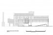 Fábrica de Sal – Centro Educacional de Ribeirão Pires, corte longitudinal do Centro de Qualificação de Professores, 2001-2003. Arquitetos Rafael Perrone e Márcio do Amaral<br />Imagem divulgação 
