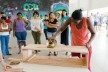 Registros da atividade colaborativa: oficina de pallet<br />Foto das autoras 