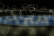 Espelho d'água Praça Orbital<br />Imagem dos autores do projeto 