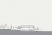 Concurso de Propostas Arquitetônicas para o futuro SESC Guarulhos, corte ginásio, 8º lugar. Andrade Morettin Arquitetos<br />Desenho equipe 