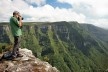 Luiz Cláudio Marigo no Cânion da Fortaleza, Parque Nacional da Serra Geral RS<br />Foto José Tabacow 