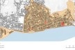 Mapa do bairro Centro com demarcação dos limites administrativos e das praças existentes em 2018<br />Elaboração Flavia Ribeiro Botechia, 2018 
