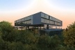 Alojamento em Campos do Jordão, vista geral, Campos do Jordão. MMBB Arquitetos, 2009<br />Modelo eletrônico Marcelo Yukio Nagai, Vito Macchione e Yuri Vital 