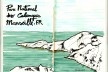 Parc National des Calanques, Marseille, França<br />Desenho de Petterson Dantas 