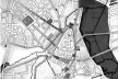 Sistema articulado de praças, parques e vias de comunicação.
Destacamos as vias que irradiam do anel central proposto, bem como as praças, a área do Vale do Anhangabaú e da Várzea do Carmo [FREIRE, 1911]