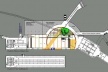 Proposta de praça rebaixada articulando o metrô e os dois lados da Faria Lima<br />Autores do projeto 