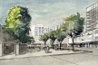 Proposta de pequena praça junto a escola através da alteração do projeto viário realizado pela Emurb<br />Autores do projeto 
