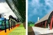 À esquerda, estação metrô; à direita Feira do Produtor e Estação Ferroviária<br />Imagem dos autores do projeto 
