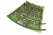 Visões gerais das aves sobre propostas para um bairro acessível para cadeira de rodas<br />Elaboração Sara Levi, Romario Cumbers e Vinicius Almeida  [Acervo disciplina “Casas e seus lotes” (UFMG)]