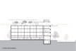 Concurso Anexo da Biblioteca Nacional, corte transversal, Rio de Janeiro, 3º lugar, arquiteto Renato Dal Pian<br />Imagem divulgação 