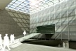 Perspectiva da ampliação do vestíbulo nobre do Edifício Farroupilha<br />Imagem da equipe 